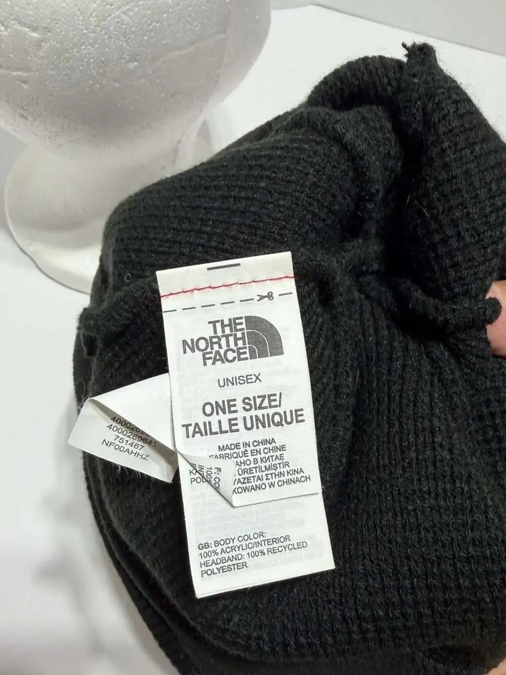 The North Face Bones Recycled Beanie Black One Size